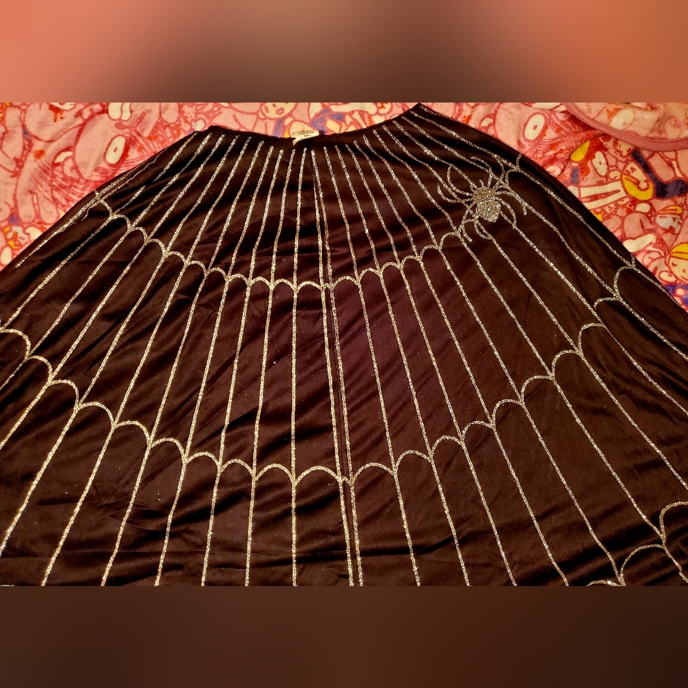 Spirit Halloween Spiderweb poncho